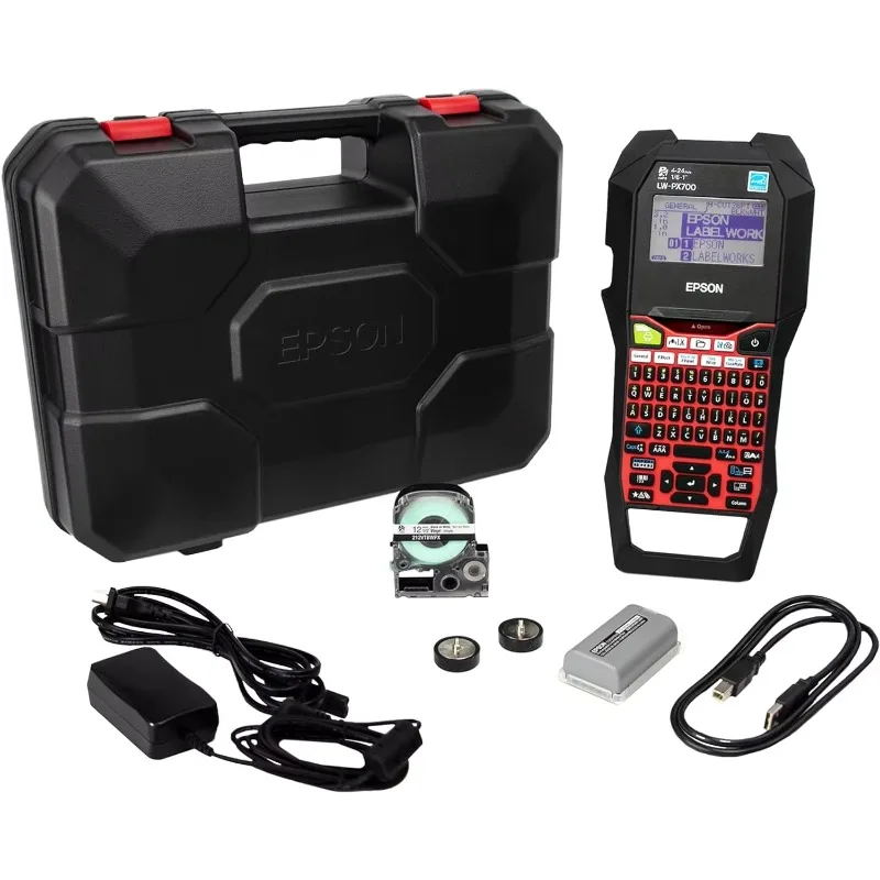 LW-PX700PCD Industrial Label Maker Kit - Complete Kit with Accessories