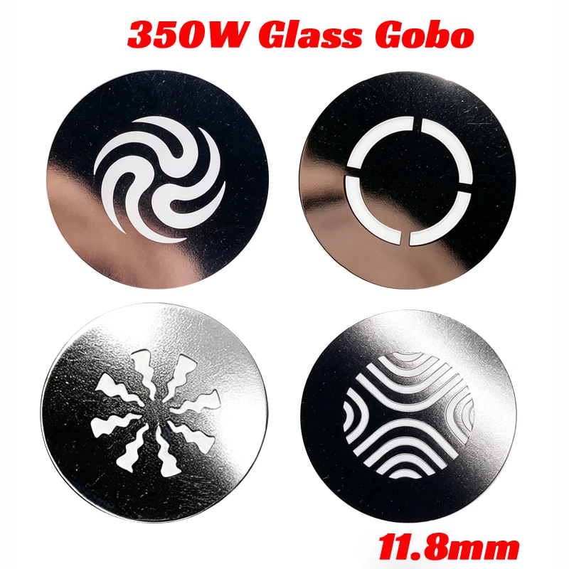 Glass Gobo 11.8mm Gobo Pattern 3in1 Moving Head Rotation Gobo Wheel Patterns for 350W 3in1 Accessories