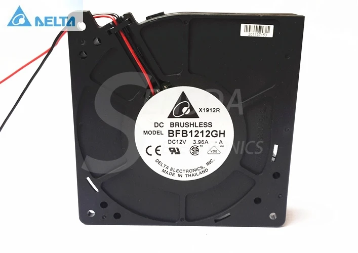 for delta cooling fan 12V 3.96A BFB1212GH 12032 120x120x32mm 12cm server inverter blower