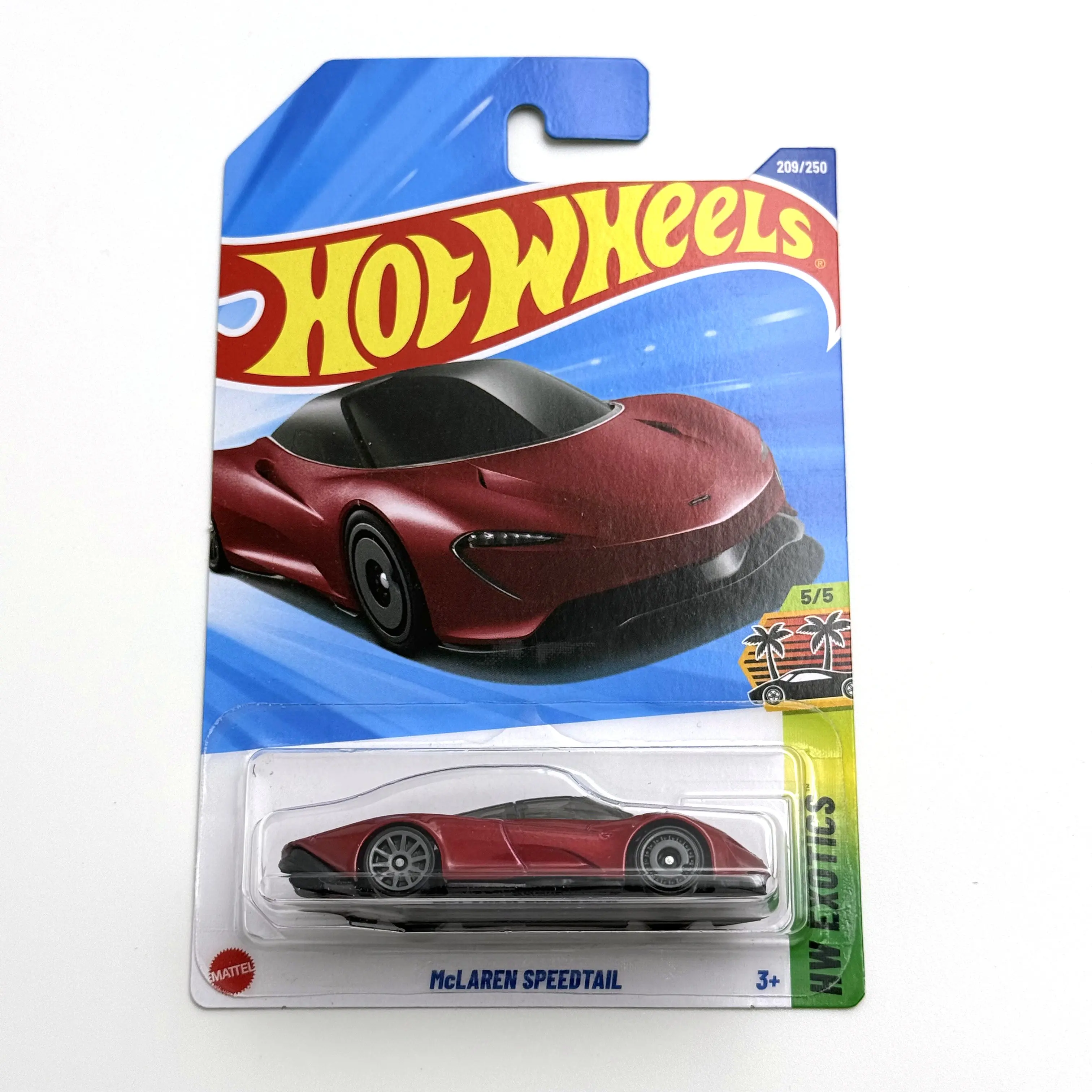 2025-209 Hot Wheels Cars McLaren Speedtail 1/64 Metalowy model odlewany pod ciśnieniem Kolekcja pojazdów zabawkowych