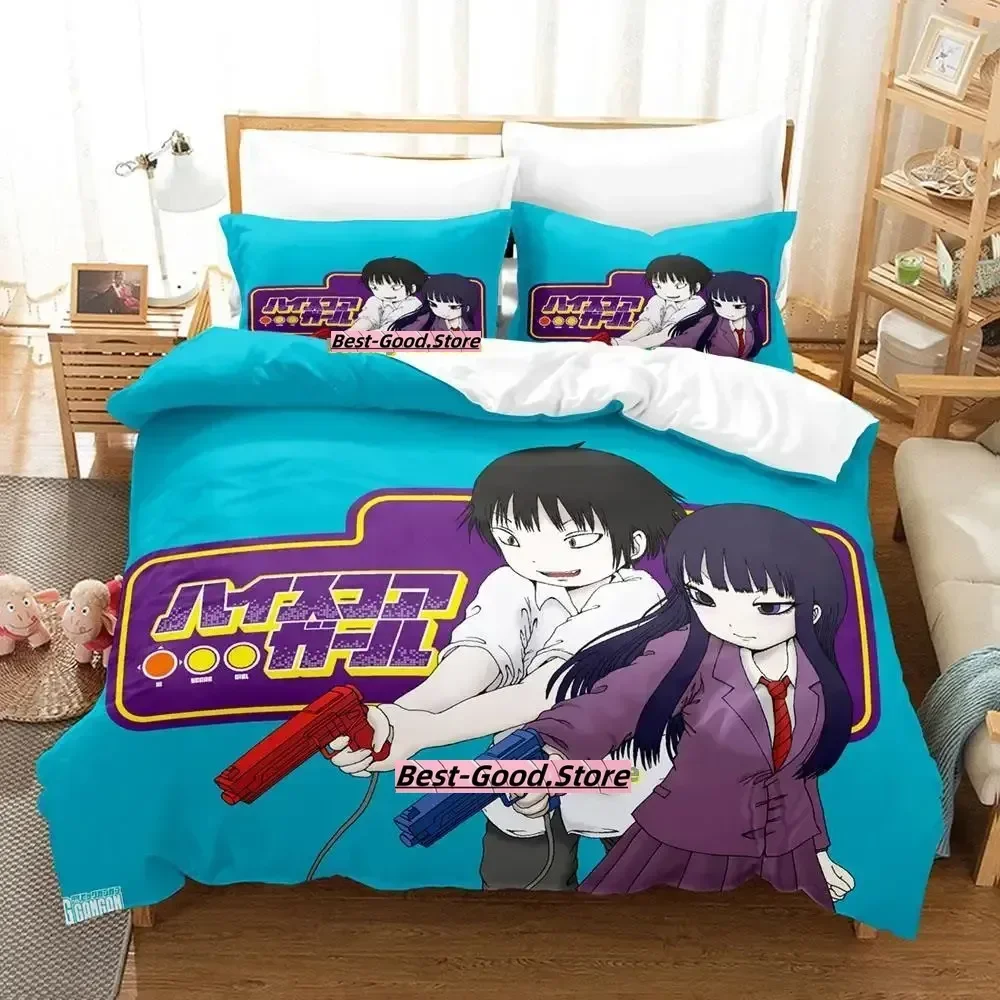 

Hi Score Girl Anime parure de lit Bed Bedding set Printed Duvet Cover Pillowcase Single Double Queen Super King Size Sets