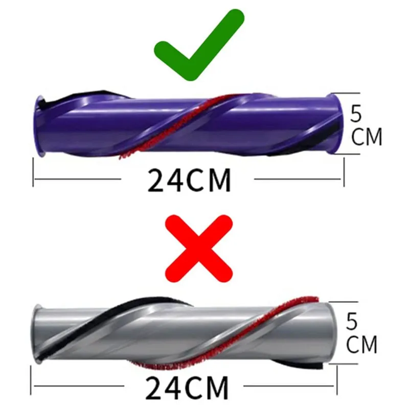 Replacement Parts Carbon Fiber Roller Carpet Brush Bar for Dyson V10 Cordless Vacuum Cleaner MotorHead Accessories