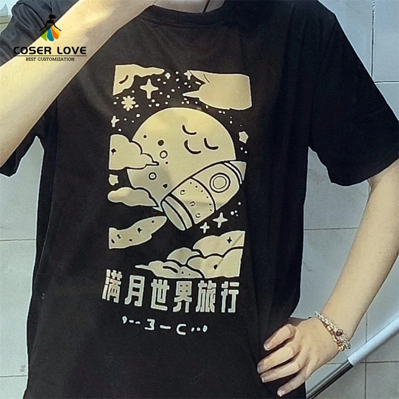 Projet Sekai scène colorée Kamishiro Rui T-shirt quotidien Costume de Cosplay pour Halloween noël