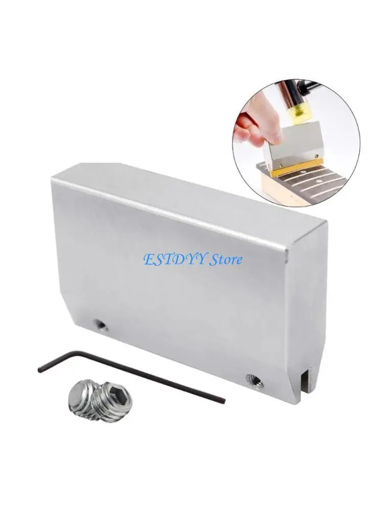 G6DE Guitar Fret Press Caul Fittings Aluminium Easy to Use Pressing Tool for Guitar