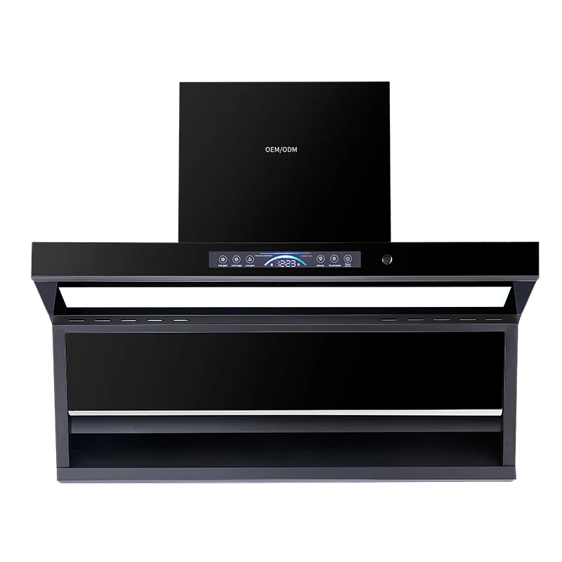 Best New Low Noise Cooker Range Hood Under Cabinet Downdraft 90cm Extractor Kitchen Smart Touch Screen