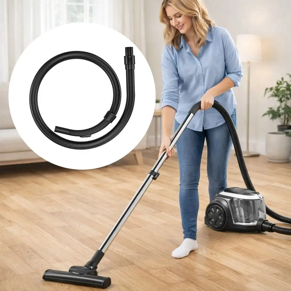 

Шланг для пылесоса 185 см, универсальный гибкий удлиненный шланг для пылесоса, внутренний диаметр 32 мм, с резьбой, для пылесосов Midea