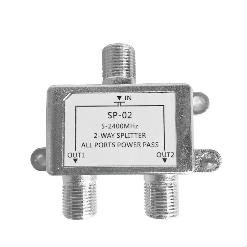 Stecker-Adapter-Stecker Satellitenempfänger für SATV/CATV 5–2400 MHz 67JA