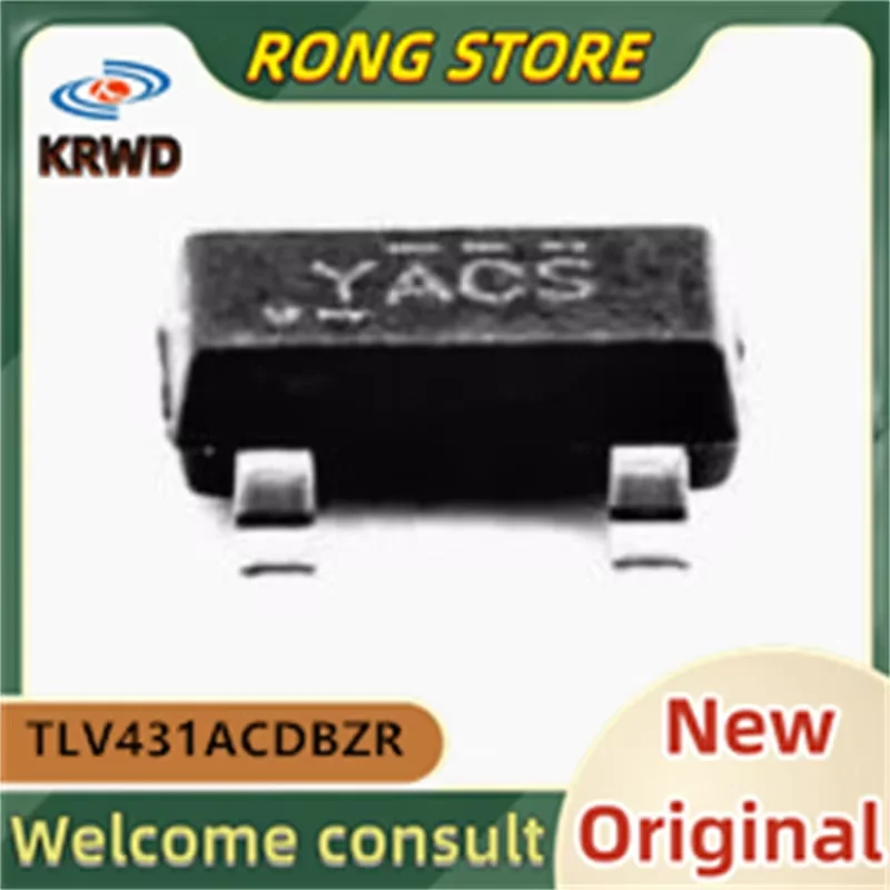 (25 قطعة) YACS YAC6 YAC * رقاقة جديدة ومبتكرة IC TLV431ACDBZR TLV431ACDBZ TLV431A SOT23-3