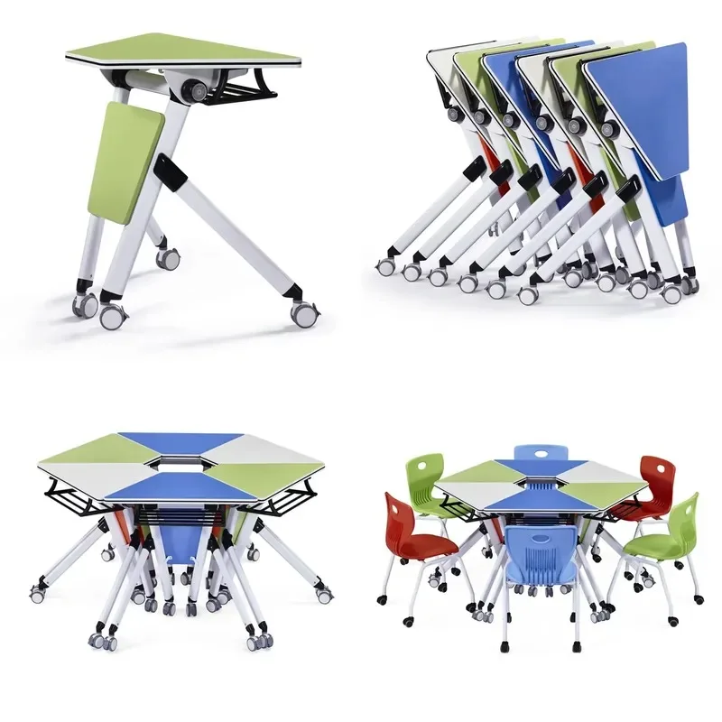 Modular Conference Table Office Furniture Meeting Room Desk Modern Business Workstation for Corporate Office Space