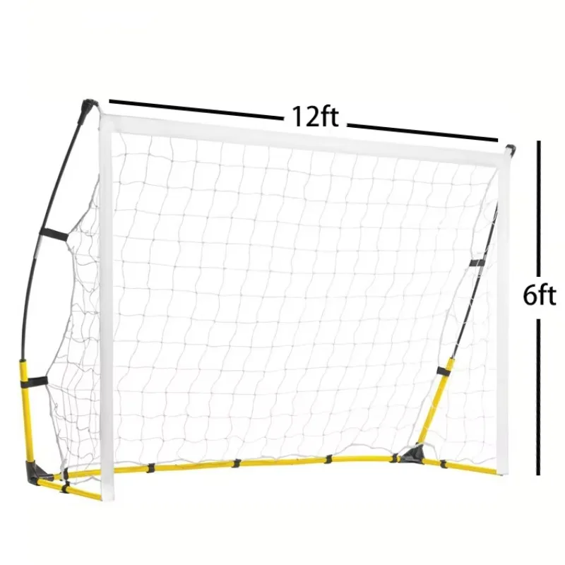 12x6ft Lightweight Soccer Goal, US Stock, Quick Setup & Durable