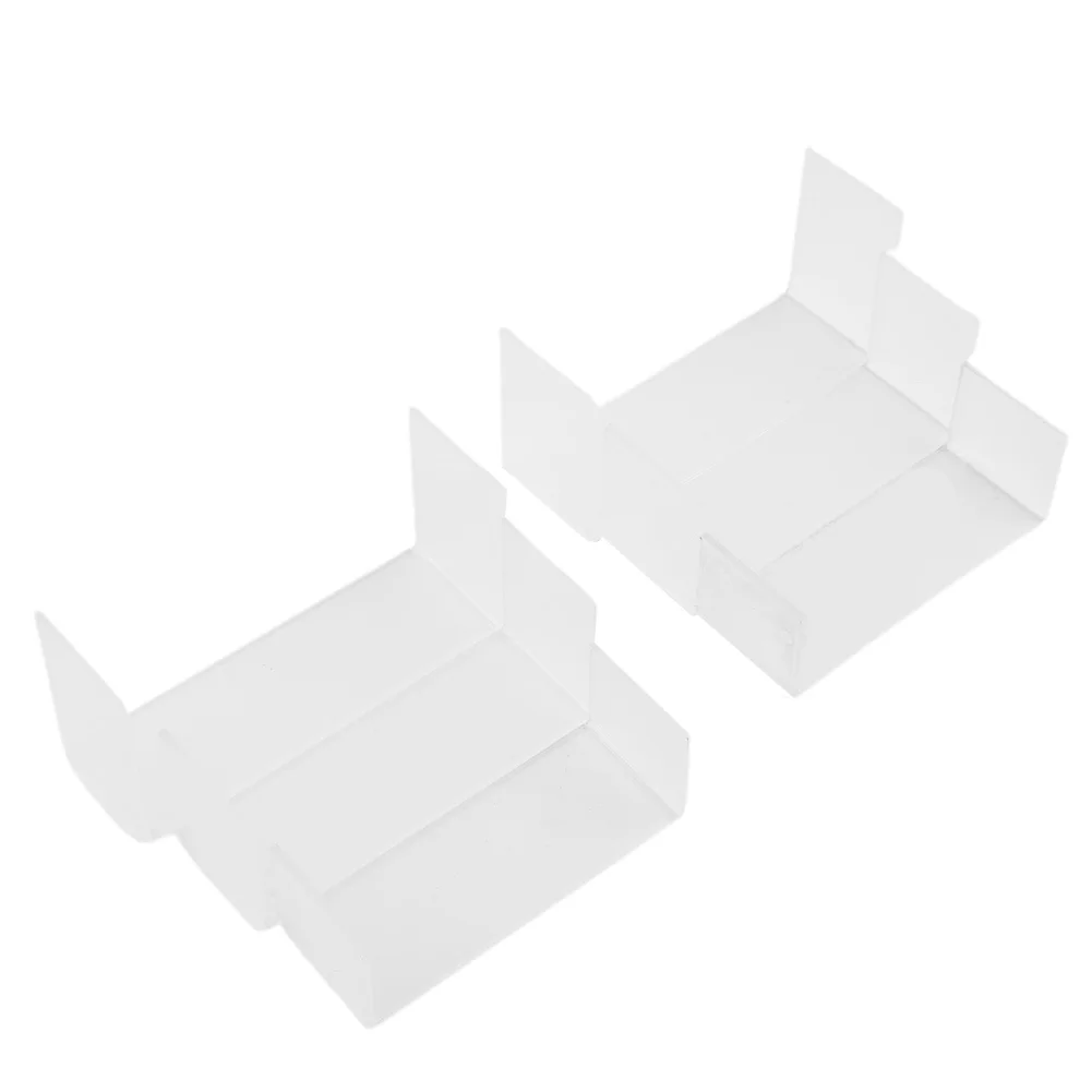 Set of 6 Clear for acrylic For Display Platforms for Craft Exhibits Beauty Product Presentation and Retail Shelving