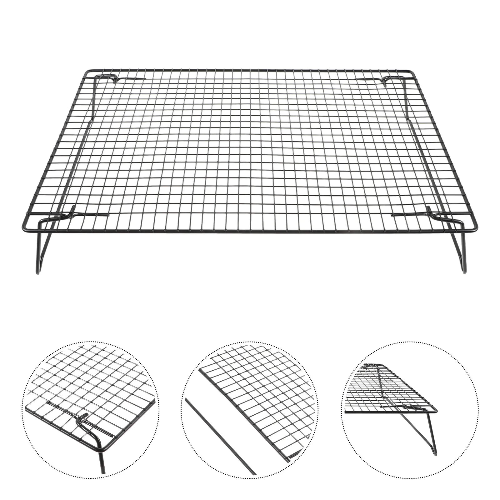 

1pcs Baking Heavy Duty Wire Cooling Rack For Oven Bbq Grill Bread Cookie Drying Rack Crispy Food Cooking Tool Kitchen Baking