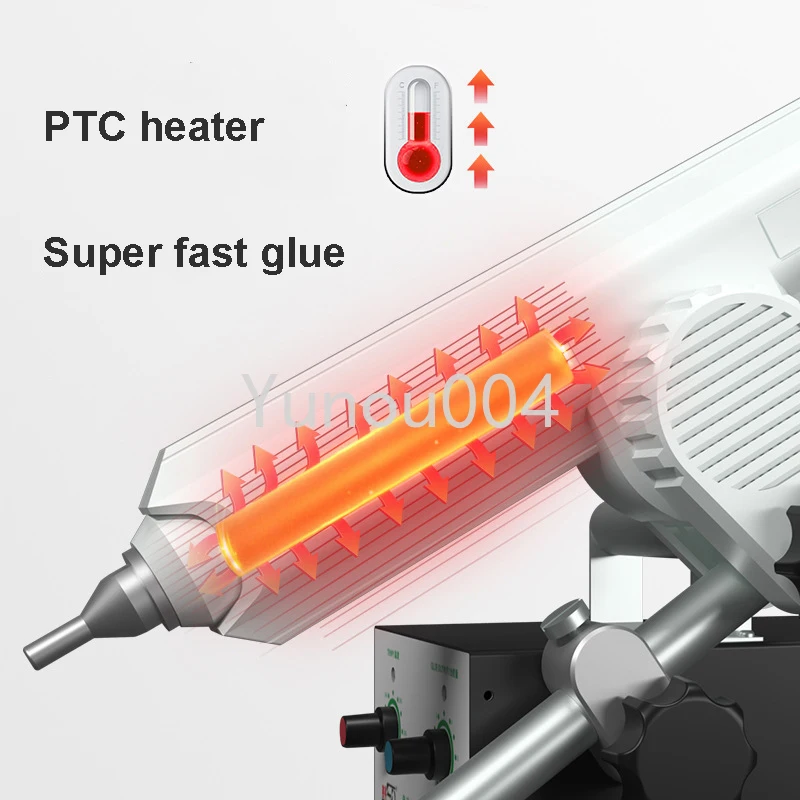 Electric Hot Melt Glue Machine Pedal Type Electric Glue Applicator Gun Automatic Glue Dispensing Hot Melt Machine 250W