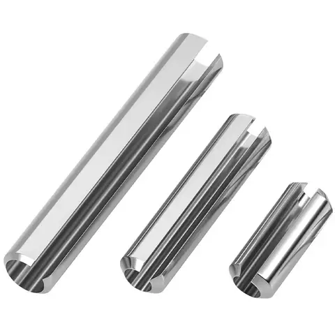 GB879 Fjäderliknande raka stift 304 rostfritt stål fjäderelastisk cylindrisk saxsprint med plugg 10 best sales fjäderstift - №8