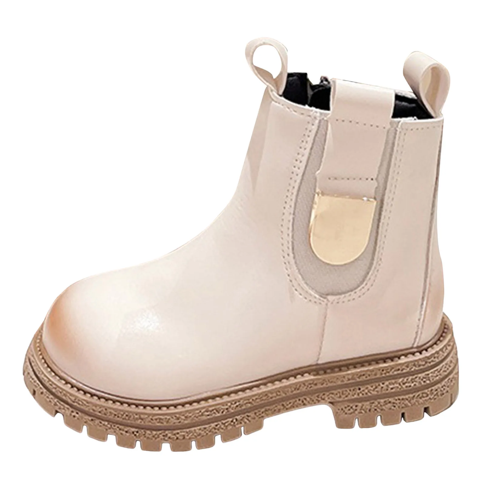 

Kids Boots Girls Children's Shoes Girls Boots Single Boots Girls Boots Leather Children's Short Boots White Cow Girl Boots