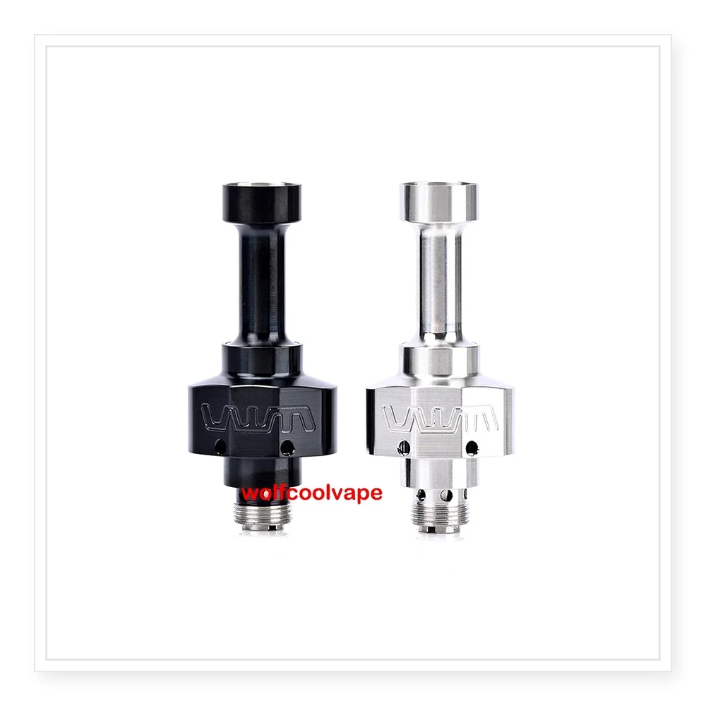 Wolfcoolvape VWM Dope R Style RBA Bridge for BB Billet Box Mod - 316SS Vape Boro Tank with 10 Air Pins (0.9/1.2/1.0)