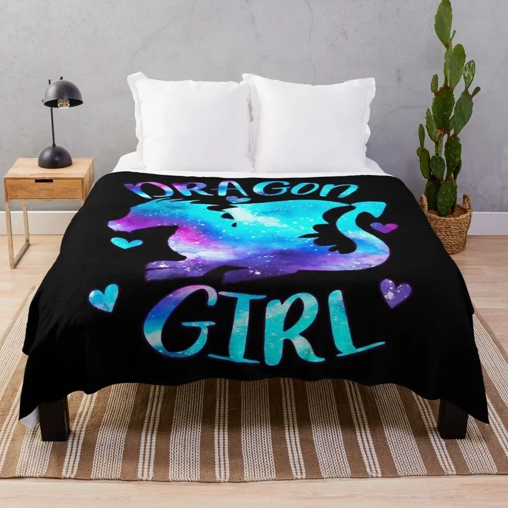 

Dragon Girl Throw Blanket valentine gift ideas christmas gifts Blankets Sofas Of Decoration blankets and throws Blankets