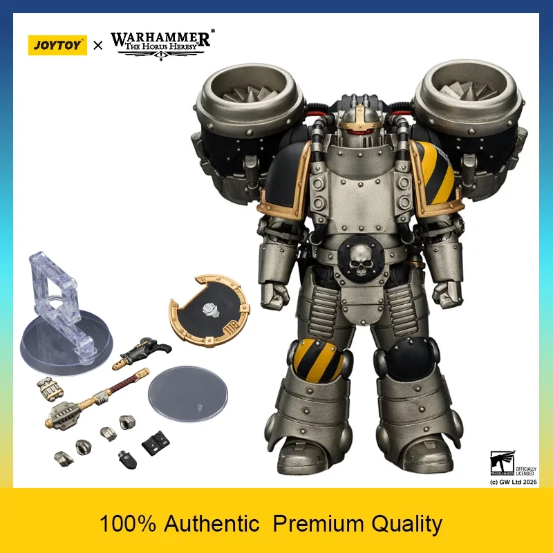 

Pre-order JOYTOY Warhammer The Horus Heresy Iron Warriors MkII Assault Sergeant 1/18 JT04483 Sci-Fi Articulated Action Figure