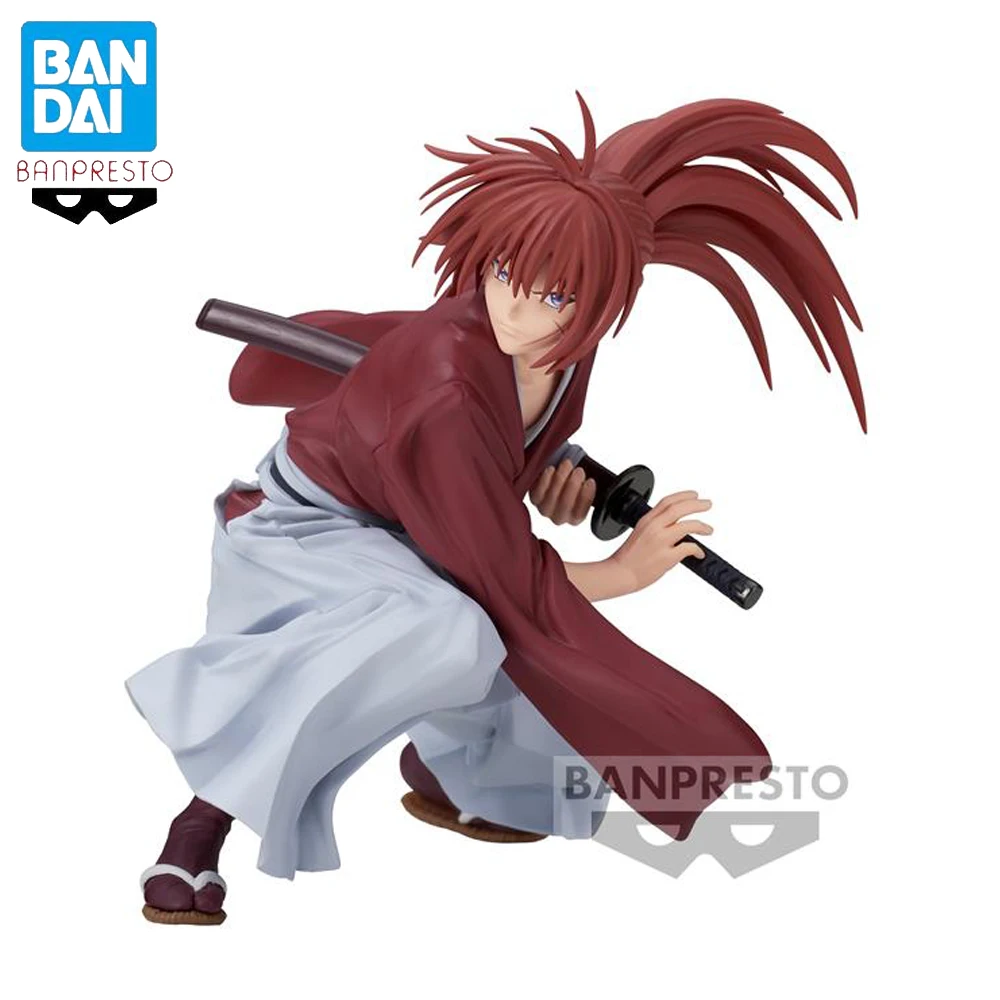 In Stock Original Banpresto Vibration Stars Rurouni Kenshin Himura Kenshin Figure Anime Genuine Model Toy