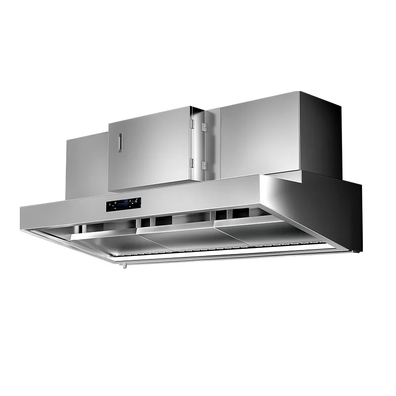 Range hood all-in-one machine purifies the air, household, hotel exhaust hood, large suction barbecue