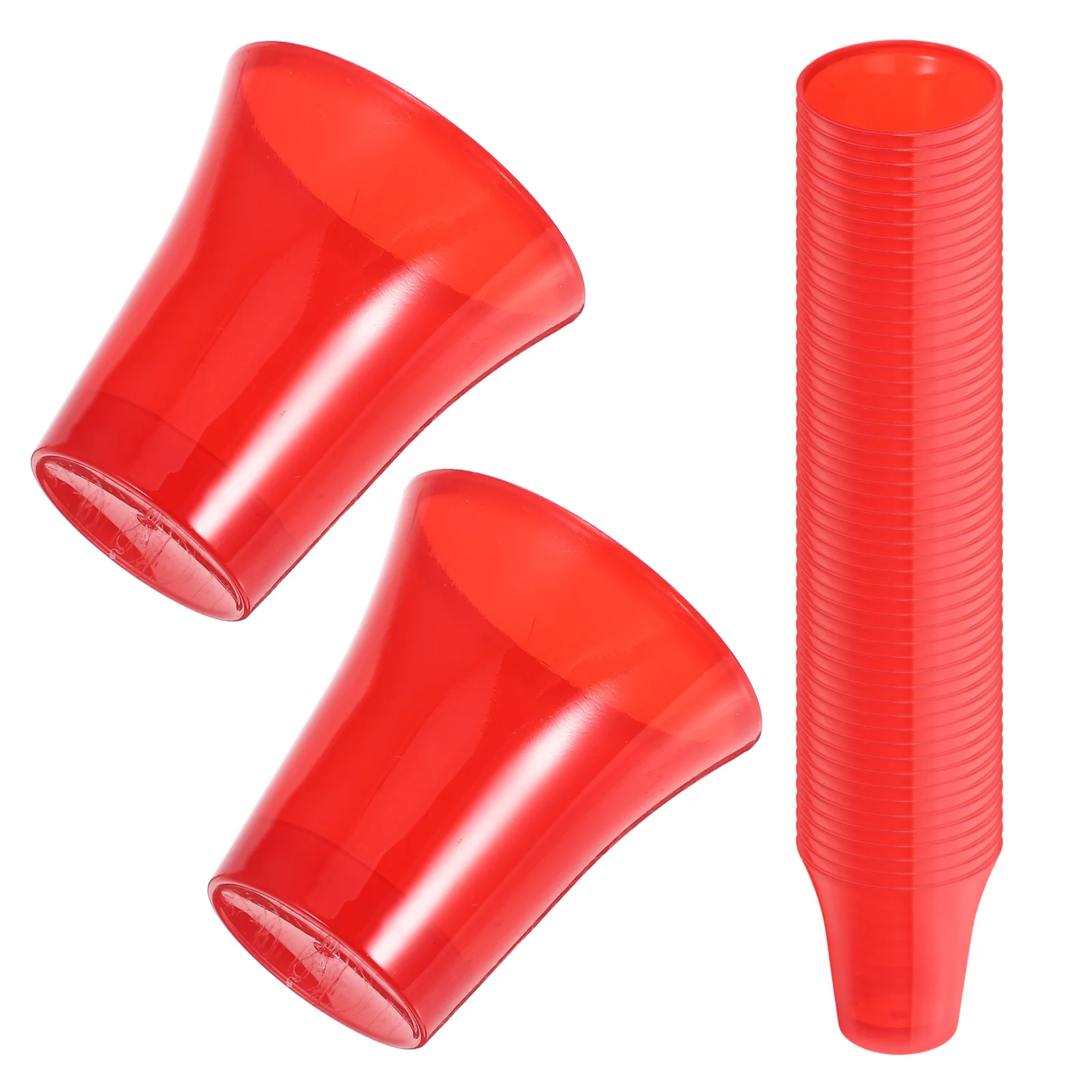 

200Pcs Mini Plastic Communion Cups Red Chalices for Holy Water Wine Church Sacrament Baptism Party Supplies Drinking Cup