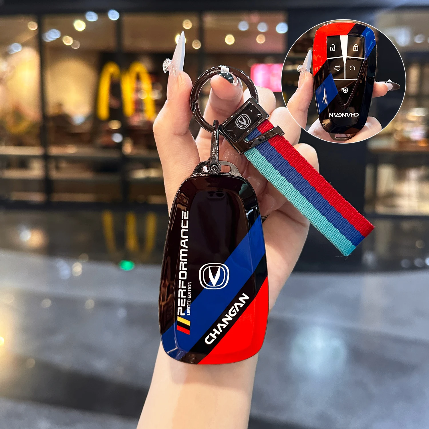 

Fashion TPU Car Remote Key Case Cover For Changan CS35 PLUS CS75PLUS CS55PLUS Eado UNI-T Oushang X5 X7 EV 2019 2020 Accessories