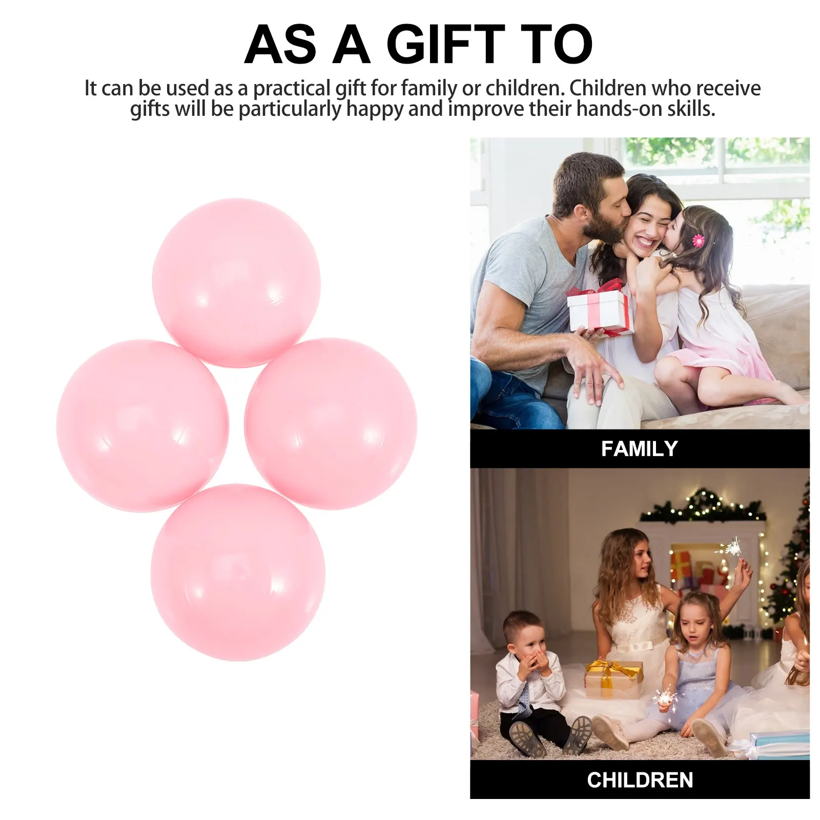 100個入り 厚みのある丸いオーシャンボール プラスチックボール ボールピット用 子供用スイミングピット 教育用娯楽用 面白いオーシャンボール