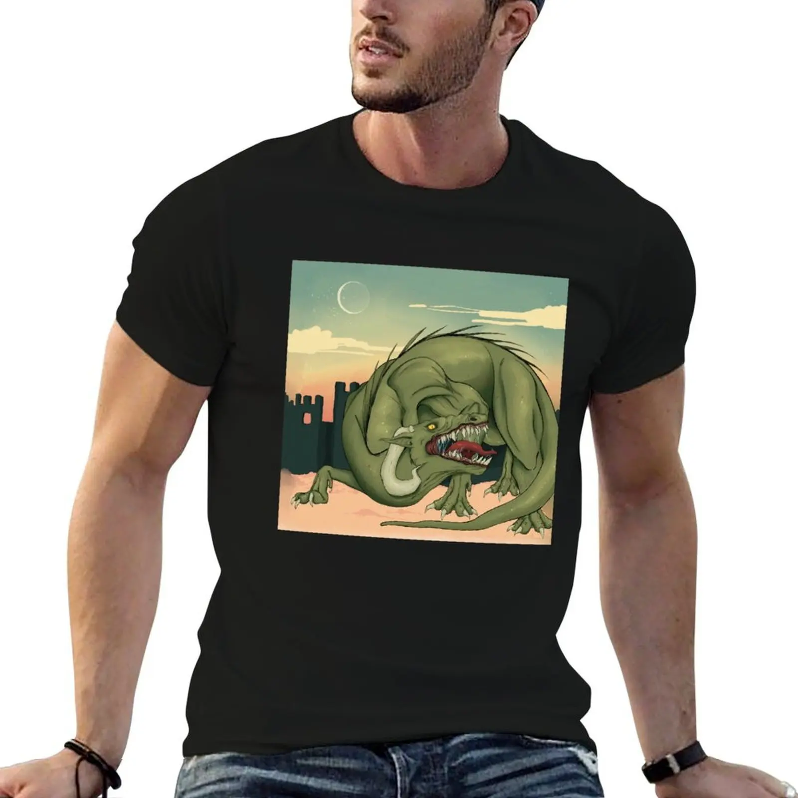 Dragon Night T-Shirt anime figures topping mens tall t shirts