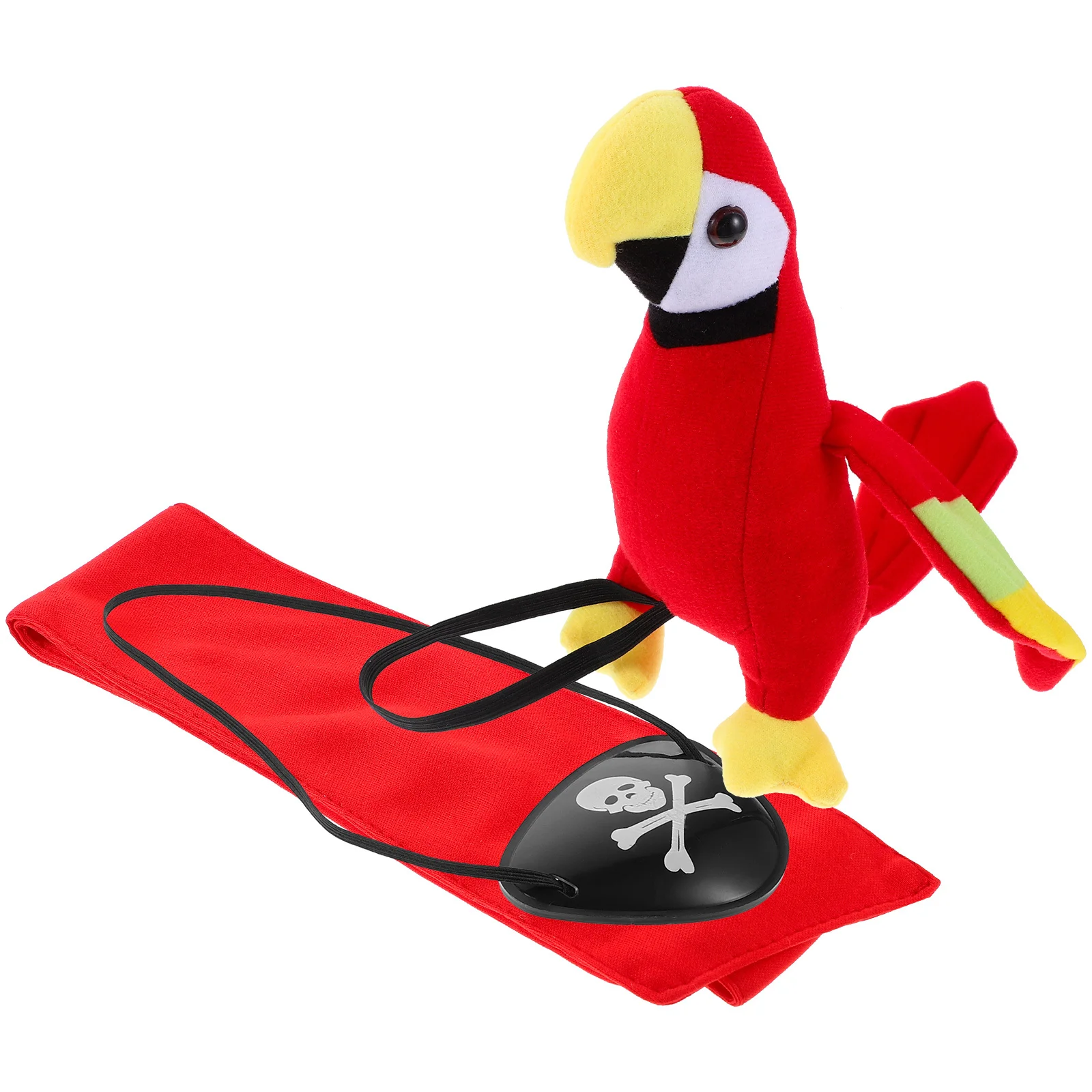 1 مجموعة القراصنة حزب زي الاكسسوارات الكرتون الببغاء باندانا العين بقع القراصنة تأثيري الدعائم لجميع القديسين حفلة تنكرية موضوع