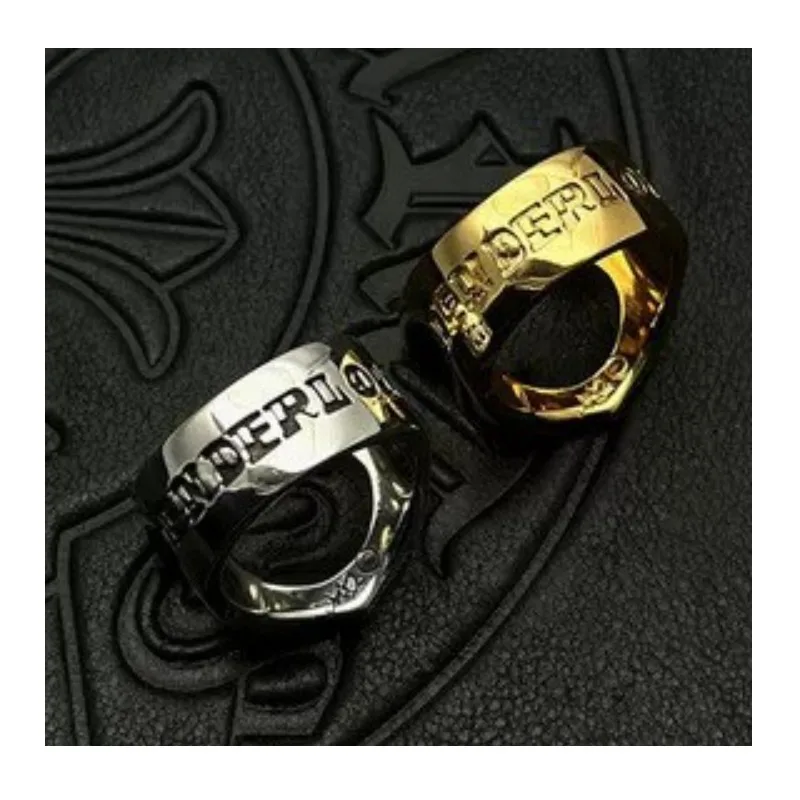 

Tide Thai Silver Retro Kimura Takuya Same Diamond-encrusted Horseshoe Ring Niche High-end Men's Medieval
