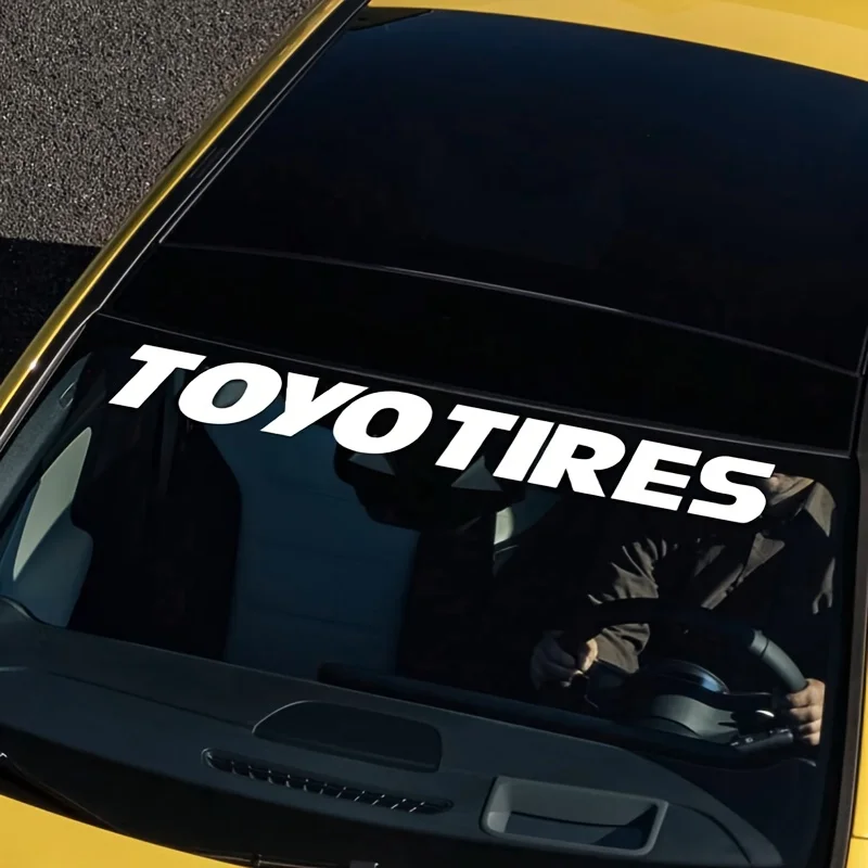 1PC Performance Tire Text Car Stickers Waterproof Vinyl Decals for Auto Window Motorcycle Helmet Decor