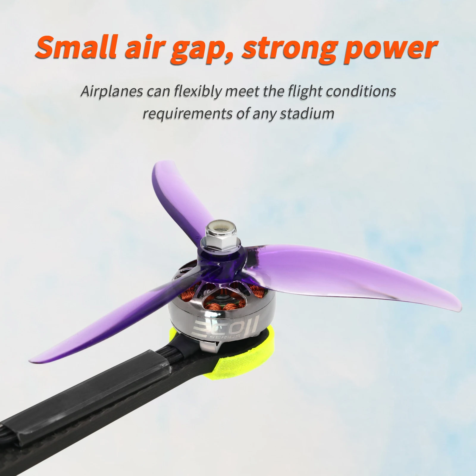 4 Stück/Set EMAX ECOII Serie ECO II 2807 6S 1300KV/ 5S 1500KV/ 4S 1700KV Bürstenloser Motor für 7'' FPV Racing RC Drohne DIY-Teile – Detail 6