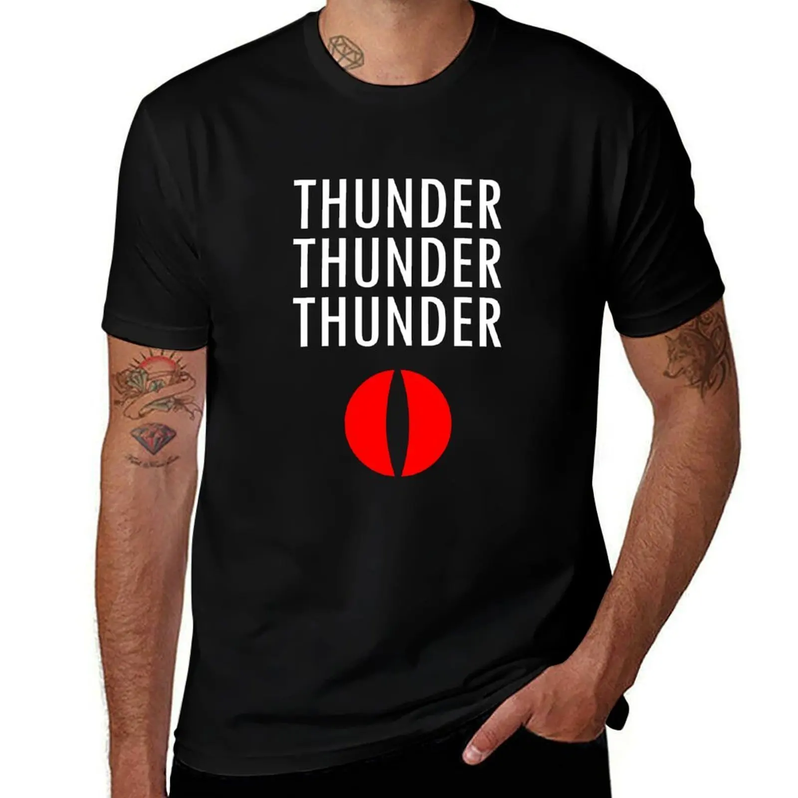 Thunder X3 T-Shirt Basic Simple Casual Short Sleeve Tee