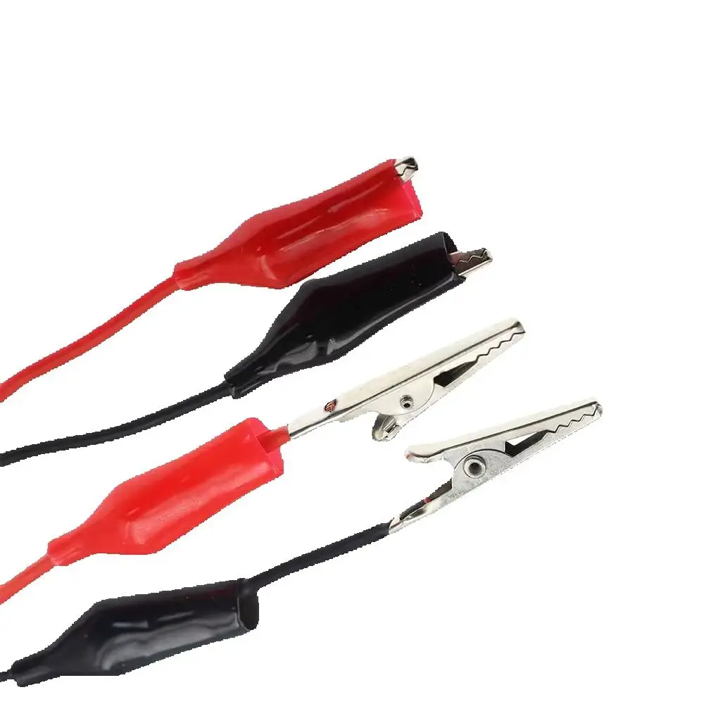Alligator Clips electric DIY Test Leads Double-ended Crocodile Test Clips red black Electrical Roach Jumper Wire