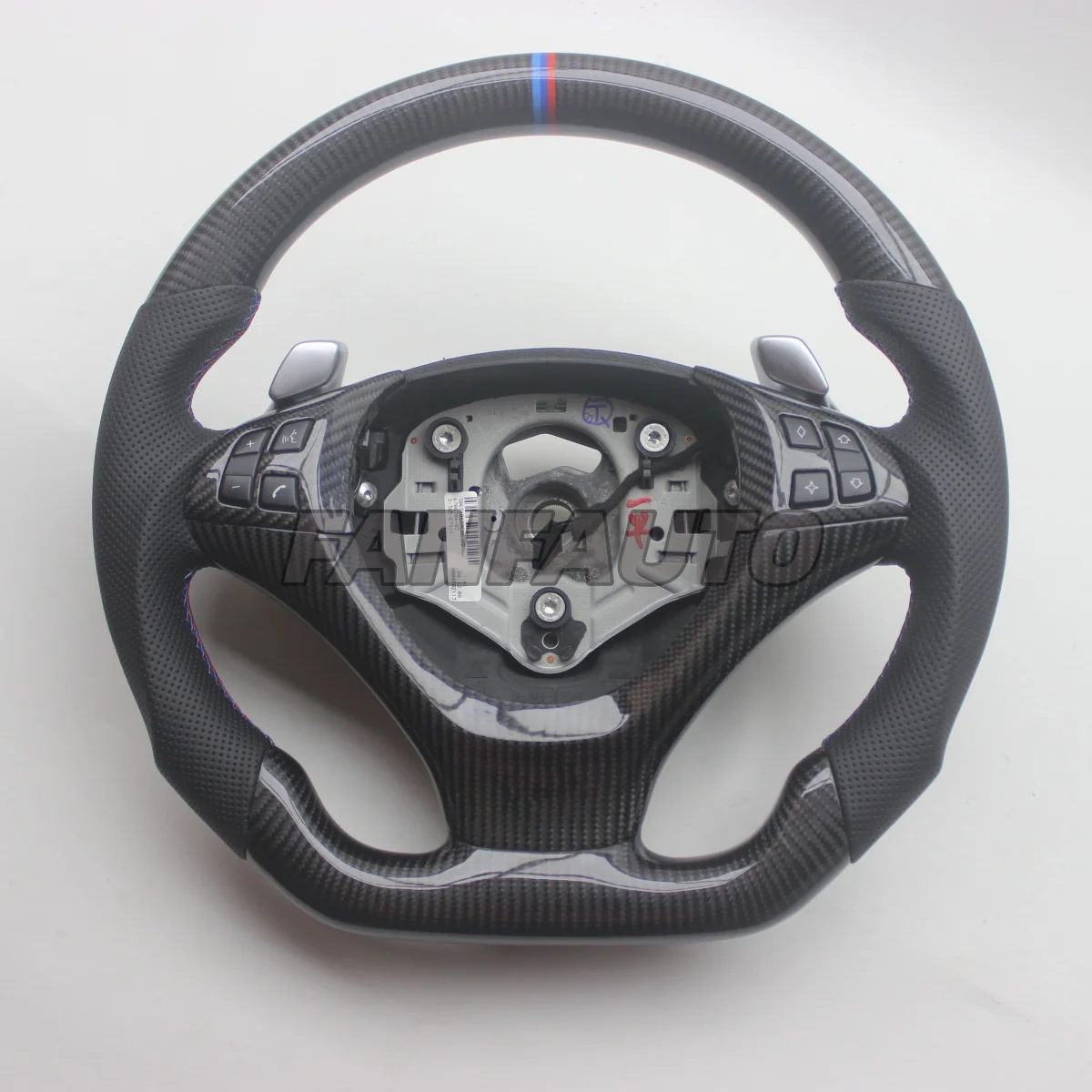 

Custom Replacement Real Carbon Fiber Steering Wheel for BMW X5 M E70 X6 M E71 2009-2013