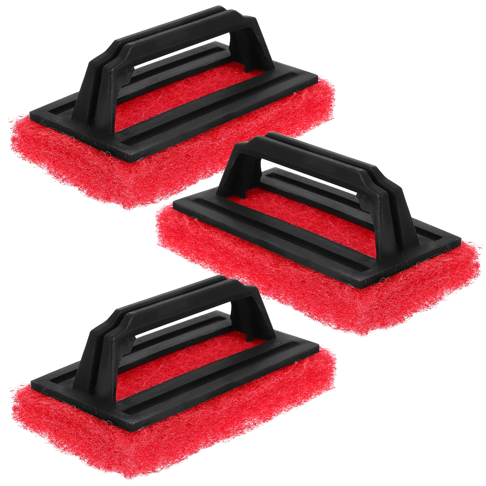 3pcs Screen Ink Remover Wear Resistant Pp Material Compact Practical Cleaner Accessory Supplies Scrub Pad Screen Printing