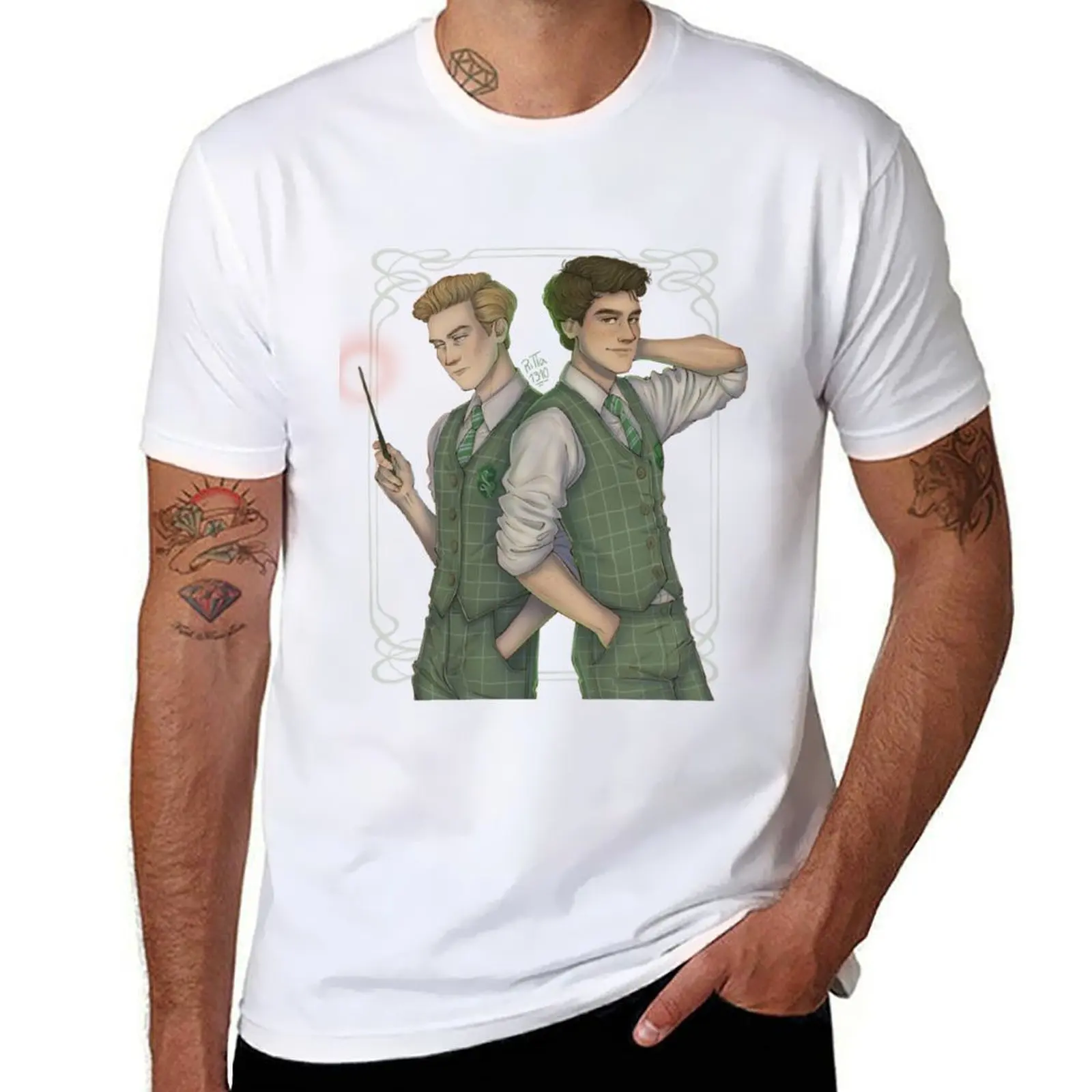 Sebastian and Ominis T-shirt sweat boys whites customizeds mens graphic t-shirts funny