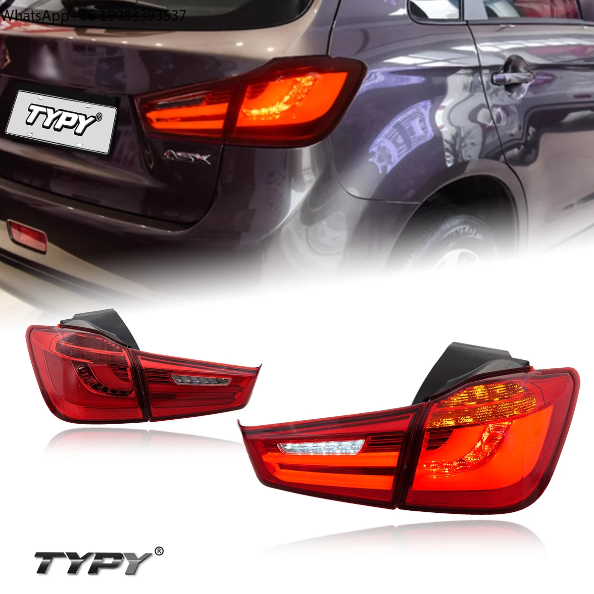 

Car Tail Light Upgrade LED Taillight Rear Lamp DRL Brake Signal Reverse for Mitsubishi ASX 2011-2019