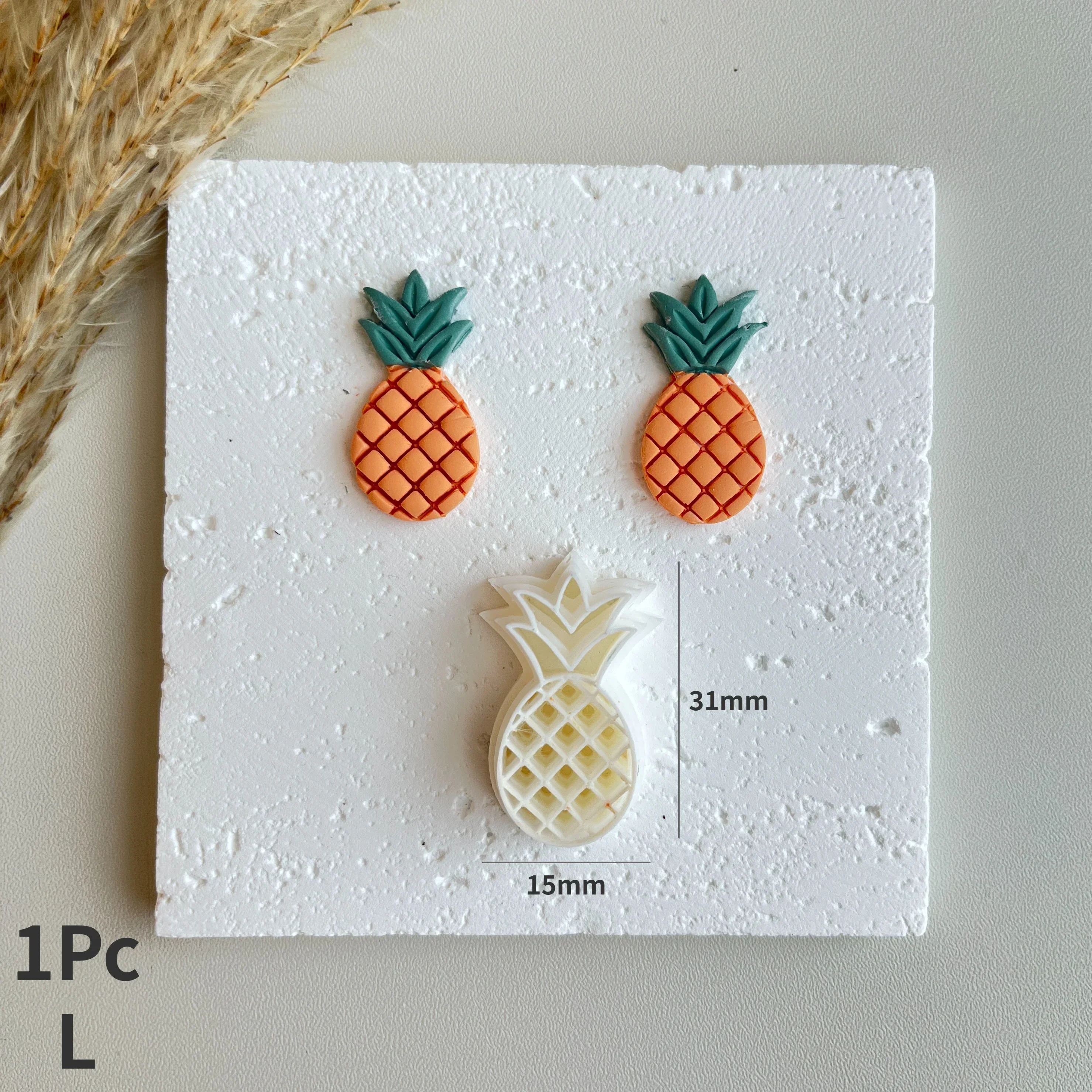 Fruits Series Polymer Cutting Molds for DIY Earrings