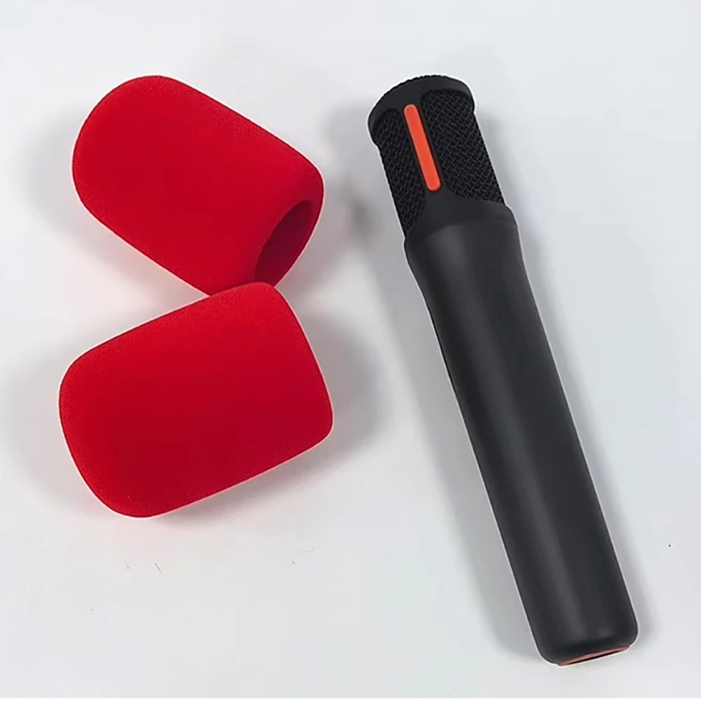 2 pçs microfone capa à prova de vento para jbl partybox ON-THE-GO 2 microfone esponja capa mike pára-brisas esponja capa protetora