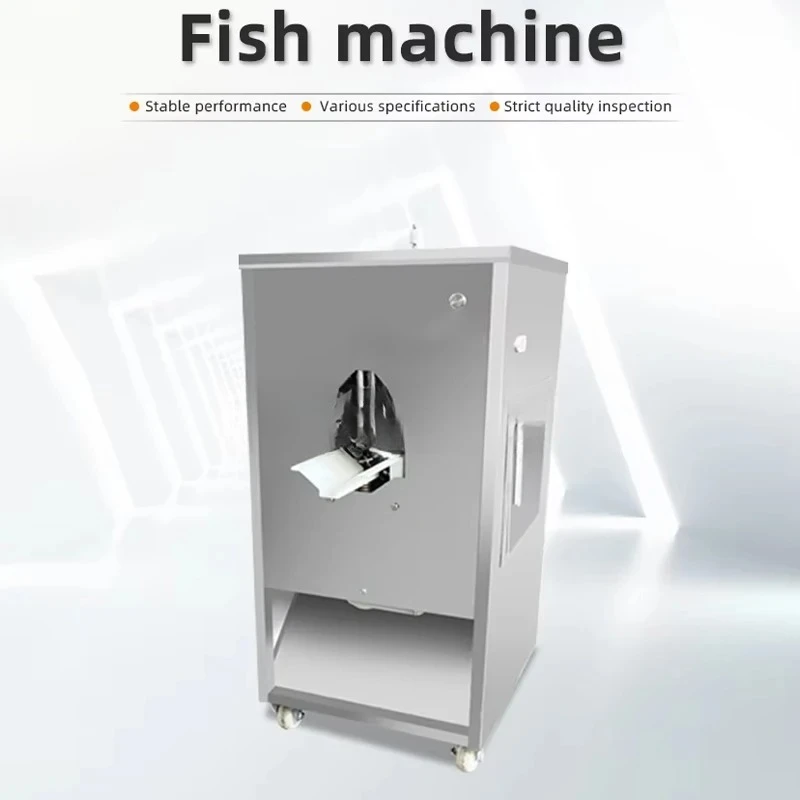 Fully Automatic Fish Visceral Slotting Machine, High-Efficiency Fish Meat Descaling Machine