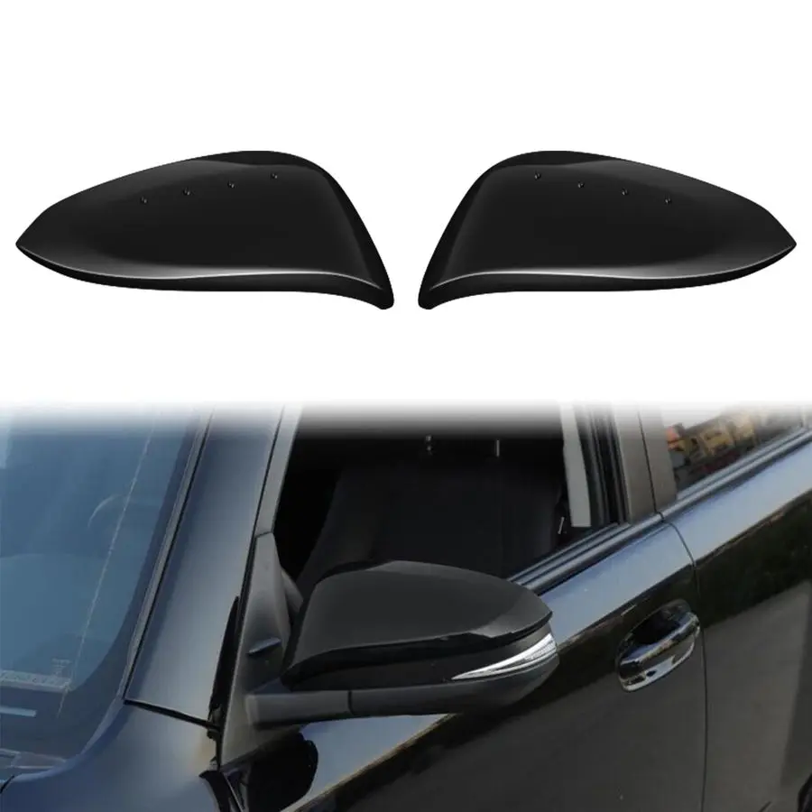 

Black Direct Replacement Mirror Cover Caps Trims for 20142024 Toyota 4runner and 20132015 Toyota Rav4, Directly Replace Style, N