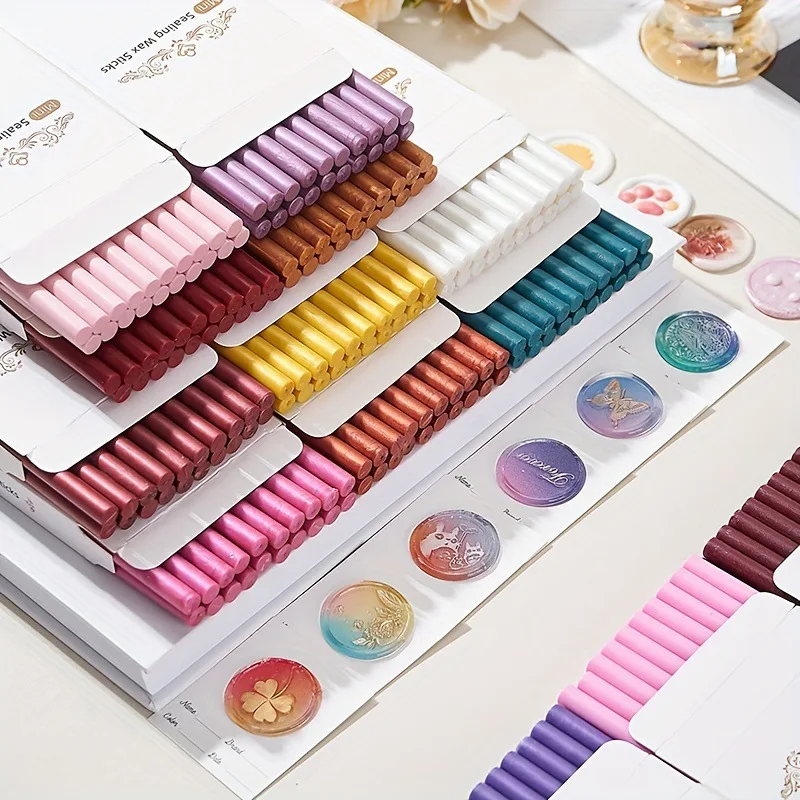 

Набор из 20 сургучных палочек, антикварный рукописный сургуч для сургучной печати, открытки с благодарностью, рождественской открытки, конверта