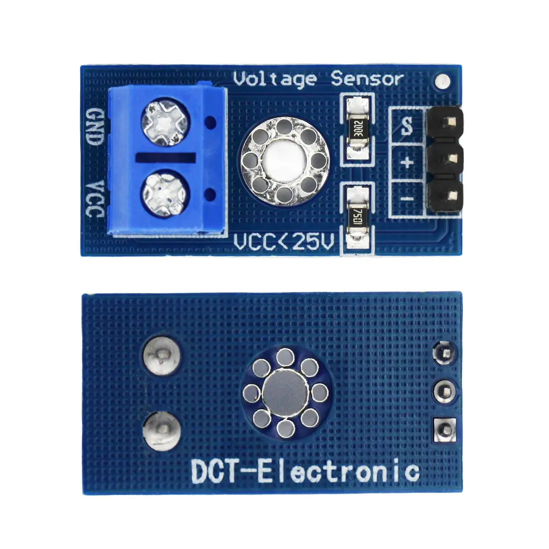 DC 0-25V Standard Voltage Sensor Module Smart Electronics Test Electronic Bricks Smart Robot Terminal Sensor for Arduino