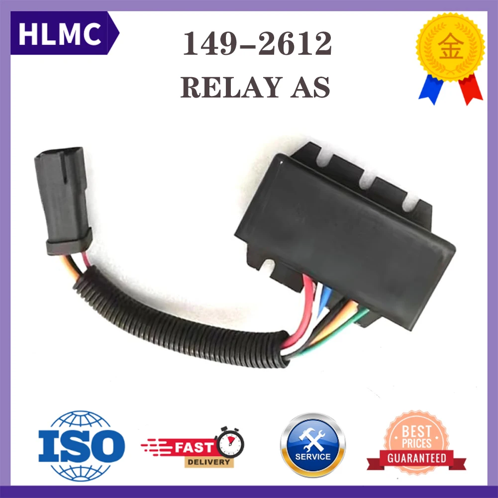 

Construction Machinery Parts Relay Timer Switch Assembly Spare Parts CA1492612 1492612 149-2612 Loaders 938H 950G 980