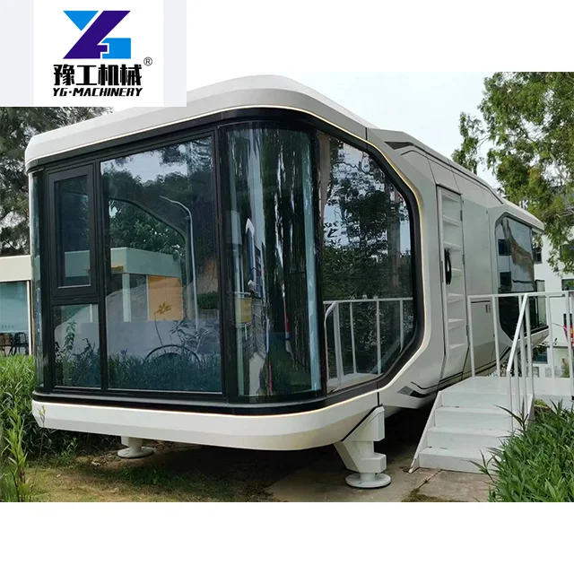 Customized Modern Luxury Sleep Pod Capsule Cabin Container Home Prefab House For Outdoor Mobile Hotels Durable Steel Material