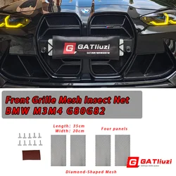 Front Grille Mesh Cover Air Inlet Vent Pane For BMW M3 M4 G80 G82 G83 Air Inlet Grill Mesh Sheet Anti Insect Net Honeycomb