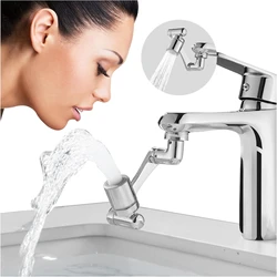 4 IN 1 Sink Waterfall Kitchen Faucet Bubbler Splash-proof 360° Bathroom Skin Basin Tap Extender Water Adapter For Kitchen Sink