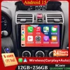 Android 15搭載 スバル フォレスター 4 SJ XV WRX 2012-2015 2018対応 カープレイ対応 ステレオ GPSナビ カーマルチメディアプレーヤー 2din カープレイ DVD 1