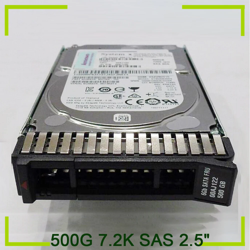 

For IBM Hard Disk X3650M5 X3850X6 500G 7.2K SAS 2.5" 00AJ121 00AJ122